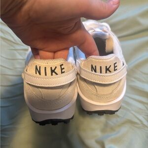 Nike White and Tan Athletic Shoes